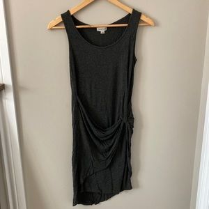 Dark Grey Wrap Dress, XS/S